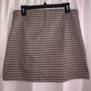 Forever 21 red plaid mini skirt